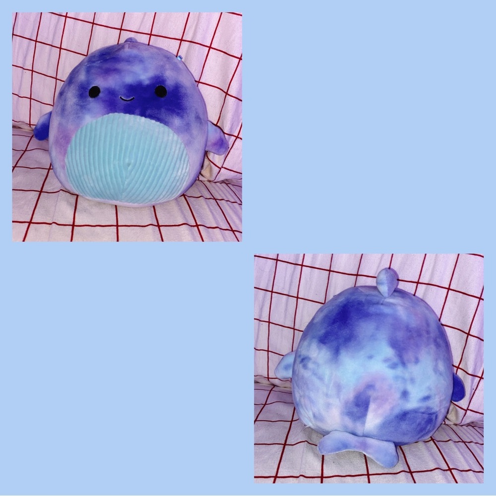 Cyan the Whale Squishmallow 7.5”